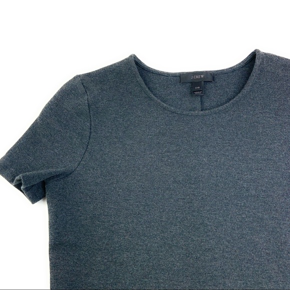 JCrew Peplum Asymmetrical Ruffle Hem Tee - Picture 3 of 6